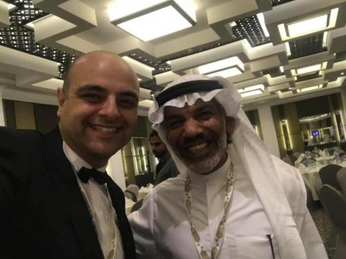 With Ibrahim Alhasawiمع الفنان القدير ابراهيم الحساوي